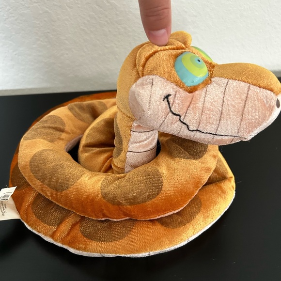 Disney RARE Kaa Snake Hypnotizing Glow In The Dark Eyes Plush Toy Jungle… - Picture 4 of 5